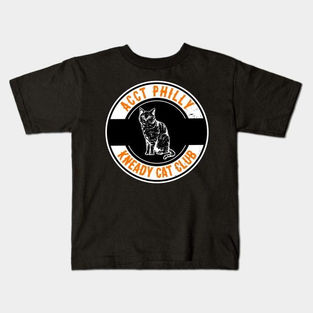 ACCT Philly Kneady Cat Club Kids T-Shirt by ACCTPHILLY